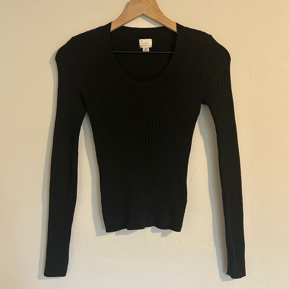 Stretchy Ribbed Top - Picture 1 of 2